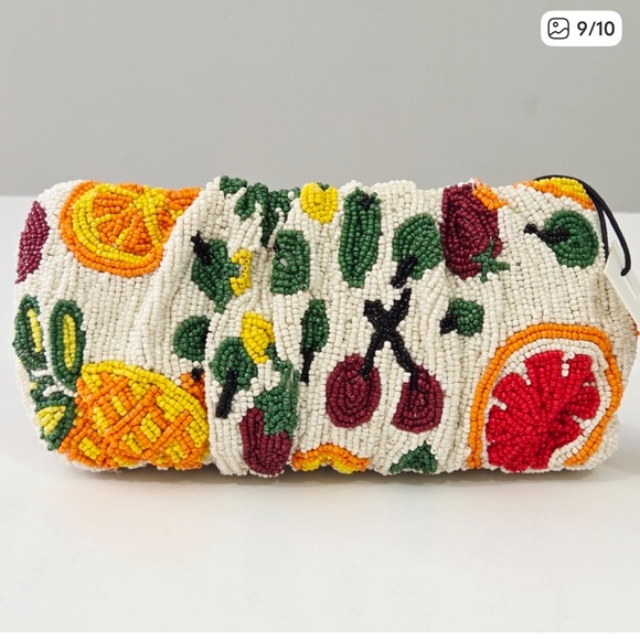 STAUD Fruit Salad Multicolor Beaded Shoulder Bag - Picture 3 of 3